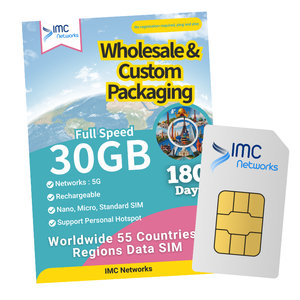 Kartu SIM Konektivitas Data Seluler Global 11 Negara Asia Grosir Paket Kustom 4G 5G eSIM Perjalanan SIM Fisik