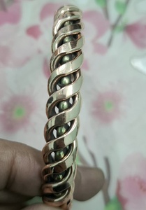 Luxurious Unisex High Quality Copper Alloy Charm Bracelet Antique Copper Plating Classic Style-Moon Art India Gift Women <b>Men</b> - Product Image 3