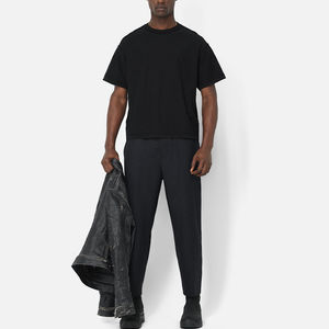 Camiseta Extra Grande 100% Algodón para Hombre, Cómoda y Transpirable, con Logotipo Personalizado, Servicio OEM de Tallas Grandes - Product Image 4