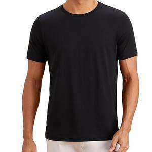 เสื้อยืดแขนสั้นผู้ชายผ้าฝ้าย 100% สีกรมท่า เนื้อผ้านุ่มสบายดุจผ้าฝ้ายอย่างดี พร้อมบริการพิมพ์ลายตามสั่งจากผู้ผลิตผู้เชี่ยวชาญในอินเดีย - Product Image 1