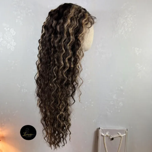 Perruque Blonde Bouclée Spirale de Haute Qualité avec Dentelle HD, Pré-Pluckée, Ligne de Cheveux Naturelle, Cheveux Humains Vierges Bruts - Product Image 6