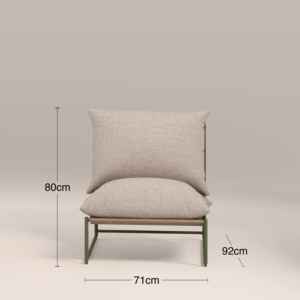 Ensemble de meubles de jardin modernes avec table centrale et canapés pour se détendre, avec coussins amovibles - Product Image 5