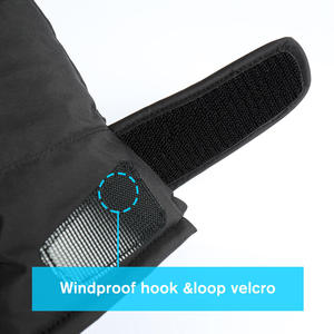 Gants de ski et de snowboard unisexes imperméables avec écran tactile et chauffage, coupe-vent pour les sports d'hiver en plein air et la pêche - Product Image 4