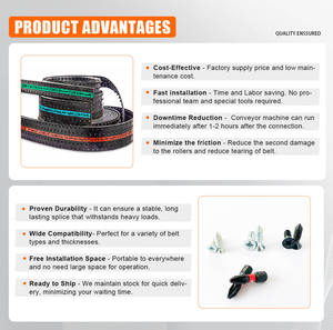 Запчасти для ремонта ленточных конвейеров: винты, крепеж, соединители для лент - Product Image 4