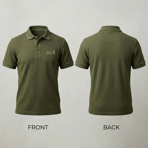 เสื้อเชิ้ตผู้ชายคลาสสิกผ้าฝ้ายถักเนื้อแน่นสำหรับใส่เป็นทางการ-ผ้าเนื้อนุ่มทนทานแขนสั้น - Product Image 2