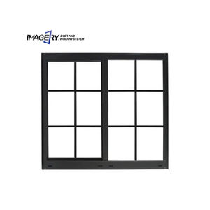 Fenêtre coulissante de cuisine en aluminium à double vitrage à deux rails <span class=keywords><strong>amovible</strong></span> avec <span class=keywords><strong>grille</strong></span>, design aux Philippines - Product Image 3