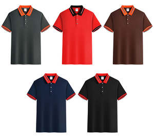 Polo pour homme à manches courtes avec revers côtelé, idéal pour le golf estival, personnalisable avec logo, anti-boulochage, col rabattu élégant - Product Image 4