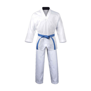Uniformes de Taekwondo de Poliéster/Algodón Elástico Listos para Competencia, para Hombres y Mujeres, Opciones de Personalización, Uniforme de Alta Calidad - Product Image 1