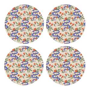 Ensemble de sous-verres imprimés en MDF tendance, esthétique luxueuse, sous-verres modernes pour la décoration de table, sous-verres imprimés en MDF tendance de qualité supérieure - Product Image 3