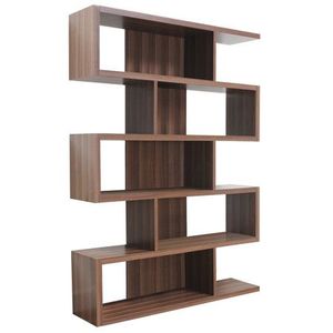 Estantería Moderna Geométrica de Madera de Teca - Product Image 1