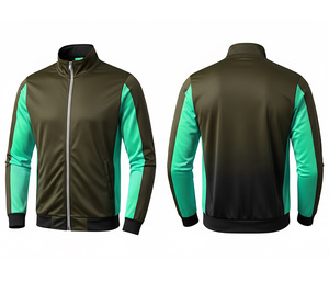 Chaqueta Transpirable con Cierre Completo y Sublimación, Ropa Deportiva para Correr y Hacer Ejercicio, Cálida, Transpirable y de Secado Rápido |   Tallas Hombre Mujer Juvenil - Product Image 6