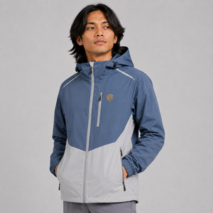 Vestes coupe-vent pour hommes avec logo personnalisé - Imperméables, écologiques, respirantes, grandes tailles, service OEM, saison hivernale - Product Image 2