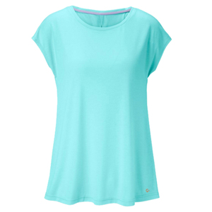 T-shirt uni surdimensionné en coton biologique 100 % pour femme, coupe ample, style streetwear, doux, respirant, décontracté, été, vente en gros - Product Image 2