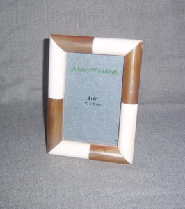 Hot Selling Horn and Bone Inlay Photo <b>Frame</b> <b>Picture</b> <b>Frames</b> Farmhouse Rustic <b>Vintage</b> Handmade Accessories Best Photo <b>Frame</b> - Product Image 2