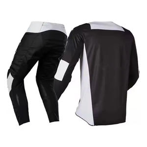 Maillot de motocross personnalisé 100% polyester sublimé, respirant, équipement de course MX, toucher cuir, pour les pilotes - Product Image 2
