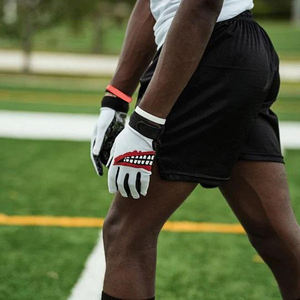 Gants de football américain pour la protection des doigts, vêtements de sport, nouvelle arrivée, design personnalisé imprimé, gants de football américain pour hommes - Product Image 3