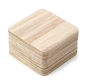 Wood Coaster Custom With Stand Elegant High Quality Wooden Coaster Crafts from India - Product Image 2