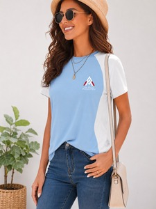 เสื้อยืดผู้หญิงคุณภาพสูง ผลิตจากวัสดุที่ทนทานเพื่อความสบายที่ยาวนาน สไตล์ทันสมัย และเหมาะสำหรับการใช้งานในชีวิตประจำวัน - Product Image 4