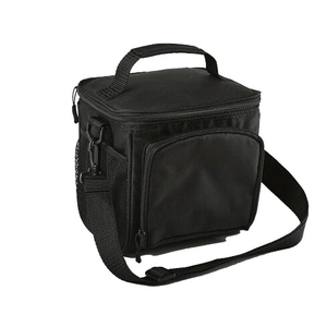 Sac isotherme compact avec bandoulière réglable et doublure en PVC blanc imperméable - Product Image 1