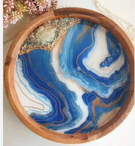 ถาดเสิร์ฟไม้อีพ็อกซี่สำหรับบ้านถาดเสิร์ฟไม้อีพ็อกซี่เรซิน - Product Image 1