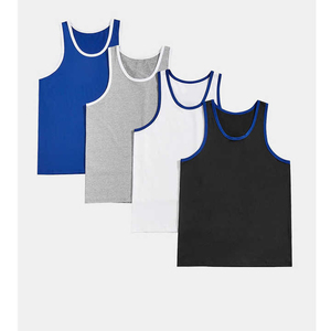 Camisetas sin Mangas Personalizadas para Hombre, Ropa de Gimnasio de Alta Calidad al por Mayor, Transpirables, de Algodón, para Fitness, Proveedor OEM ODM al por Mayor - Product Image 5