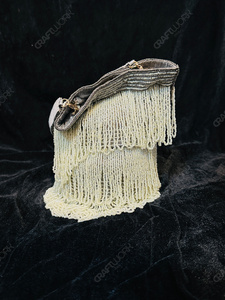 Wholesale Handmade Pearl Fringe Cotton <b>Clutch</b> Luxury Beaded Chain Strap Women's Party <b>Wedding</b> Beach OEM ODM - Product Image 2