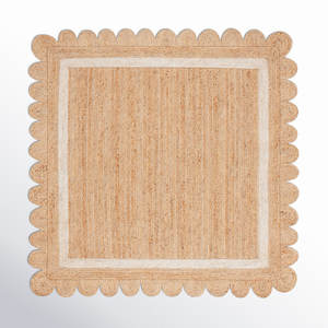 ชุดพรมปูพื้นปอกระเจา/ป่านศรนารายณ์งานด้วยมือสำหรับตกแต่งบ้าน - Product Image 1