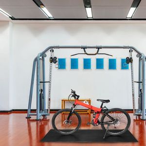 Tappetino per Attrezzature Sportive in PVC, Dimensioni Personalizzabili 200*90*0.6cm, Tappetino Nero per Ginnastica con YF - Product Image 2