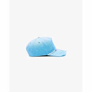 Light Blue Cotton Baseball Cap 6-Panel Fitted Pearl Decoration Casual Hat Spring Summer Adult Unisex - Product Image 6