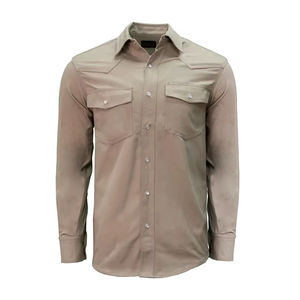 Camisa de Trabajo Personalizada de Manga Larga, Uniforme de Seguridad para Hombre, Color Sólido Informal, 100% Algodón Ecológico de Secado Rápido - Product Image 3