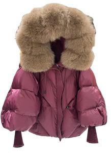 Chaqueta de Invierno para Mujer, Tendencia Top, Elegante, con Cuello de Piel Premium, Chaqueta Acolchada, Diseño Personalizado, Chaqueta con Capucha, Fabricante 2026 - Product Image 3