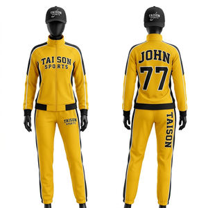 Conjunto Deportivo para Hockey sobre Hielo para Mujer, 290 GSM, Poliéster y Spandex, Azul Marino, Paneles en las Mangas, Sublimación, Bordado, Logotipo Personalizado - Product Image 2