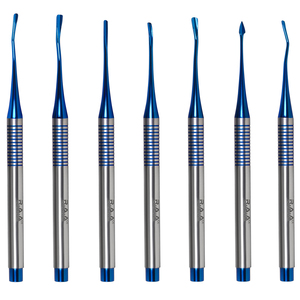 Juego de Elevadores de Raíz Luxantes PDL Dentales, 7 Piezas, Instrumentos de Cirugía Dental RAA-508, Certificado CE, R.A.A. INTERNATIONAL, Calidad Premium - Product Image 1
