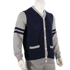Top Selling Fall & Winter Wear V Neck Knitted Sweater Casual Wear Plain Pullover <b>Long</b> Sleeve <b>Men's</b> Sweaters - Product Image 6
