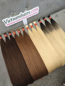 2026ผมแท้เป็นลอนธรรมชาติแบบเต็มผม100% มนุษย์ผมดิบแบบเวียดนาม - Product Image 1