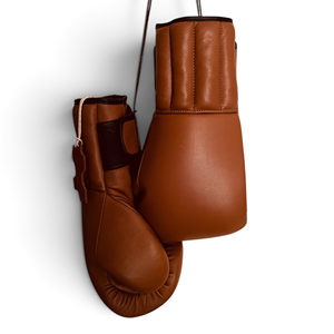 Gants de boxe Geoffrey G9 Signature BG Tan, modèle rétro vintage classique, 100% cuir de vache, respirants, écologiques, équipement de protection - Product Image 2