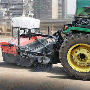 Broomer hidráulico industrial con marco de acero suave | Herramienta de limpieza de superficies para sitios de construcción - Product Image 3