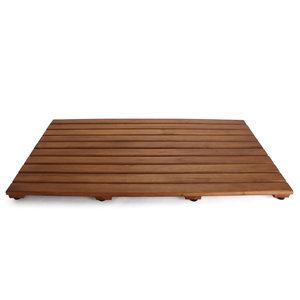 Customised Modern Handcrafted Modern Acacia Duckboard Shower <b>Mat</b> Eco-Friendly Antibacterial Handmade Indoor Outdoor Bathroom - Product Image 4