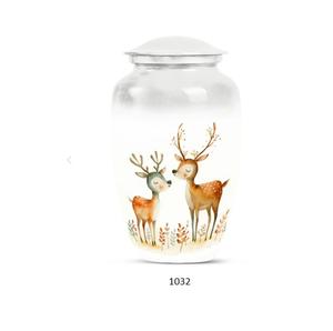 โกศไม้กวางสำหรับใส่เถ้ากระดูกมนุษย์ |   อนุสรณ์สถานงานศพขนาดใหญ่ทำด้วยมือ |   โกศบรรจุอัฐิสำหรับผู้หญิงและผู้ชาย - Product Image 2