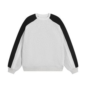 เสื้อสเวตเชิ้ตคอกลมทรงโอเวอร์ไซส์ แขนเสื้อแบบแร็กแลน สีพื้น ผ้าเฟรนช์เทอร์รี่ สวมใส่สบายๆ สำหรับฤดูใบไม้ร่วง - Product Image 1