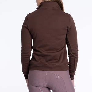 Wholesale Winter New Arrivals <b>Horse</b> Riding Women's Clothing Half Zipper Warmth Equine <b>Hoodies</b> for Female Jodhpur Breeches - Product Image 5