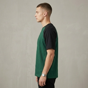 Spring and Summer Washed Old <b>Raglan</b> Shoulder Plus Size Men's T-shirt Oversized Loose Short sleeved <b>Top</b> unisex <b>top</b> - Product Image 2