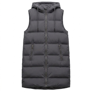 Man vest <b>Jacket</b> <b>Waterproof</b> Bodywarmer Sleeveless golf Padded down Puffy Lightweight polyester waistcoat Quilted Puffy Vest - Product Image 3