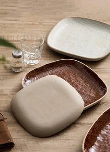 ชุดอาหารญี่ปุ่นโบราณ สีน้ำตาลเคลือบด้าน สีกากี เซรามิก จานไข่ออนเซ็น จานซุป โดย Universal Overseas - Product Image 4