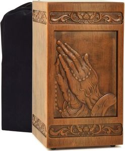 โกศบรรจุอัฐิไม้ธรรมชาติสไตล์อเมริกันสมัยใหม่ คุณภาพเยี่ยม ทำด้วยมือ เป็นมิตรกับสิ่งแวดล้อม - Product Image 3