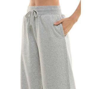 Pantalon de survêtement évasé pour femme en molleton 100 % coton, personnalisable avec logo, idéal pour l'hiver – Vente en ligne - Product Image 4