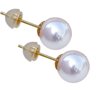 Pendientes de Perlas Sueltas de Agua de Mar, Fabricados a Medida, para Mujer, Oro de 18K, Plata S925, Estilo DIY, Perlas Akoya Japonesas - Product Image 5