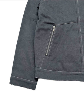 Durable Men's Winter Hooded <b>Canvas</b> <b>Jacket</b> with Front Logo Quick Dry Breathable & Eco-Friendly for Travel & Outdoor Use - Product Image 5