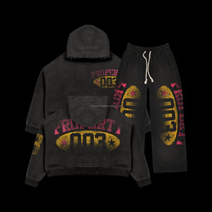 Nouveaux survêtements élégants et personnalisés pour hommes, respirants, à capuche, imprimés, 100% coton, coupe classique - Product Image 5