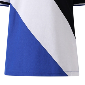 เสื้อเจอร์ซีย์ลายทางเฉียงสีดำ ขาว น้ำเงิน สำหรับผู้หญิง Zeta Phi Beta ปักโลโก้ แขนสั้น ทรงปกติ สไตล์สตรีทแวร์ - Product Image 5